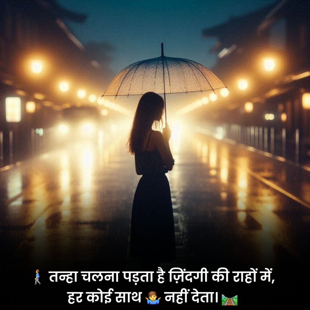 अलोन स्टेटस हिंदी में