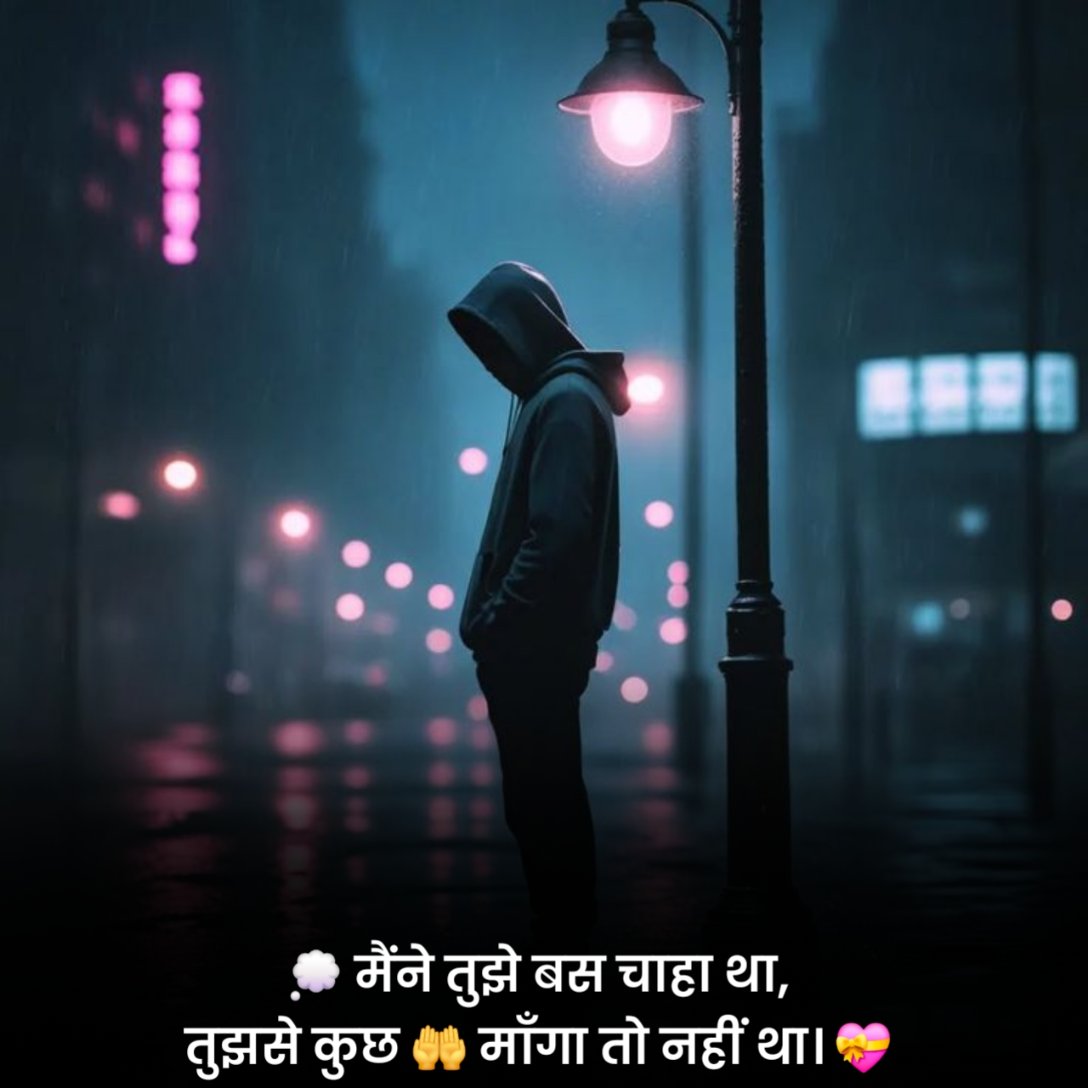 Ek Tarfa Pyar Status 2 Line in Hindi