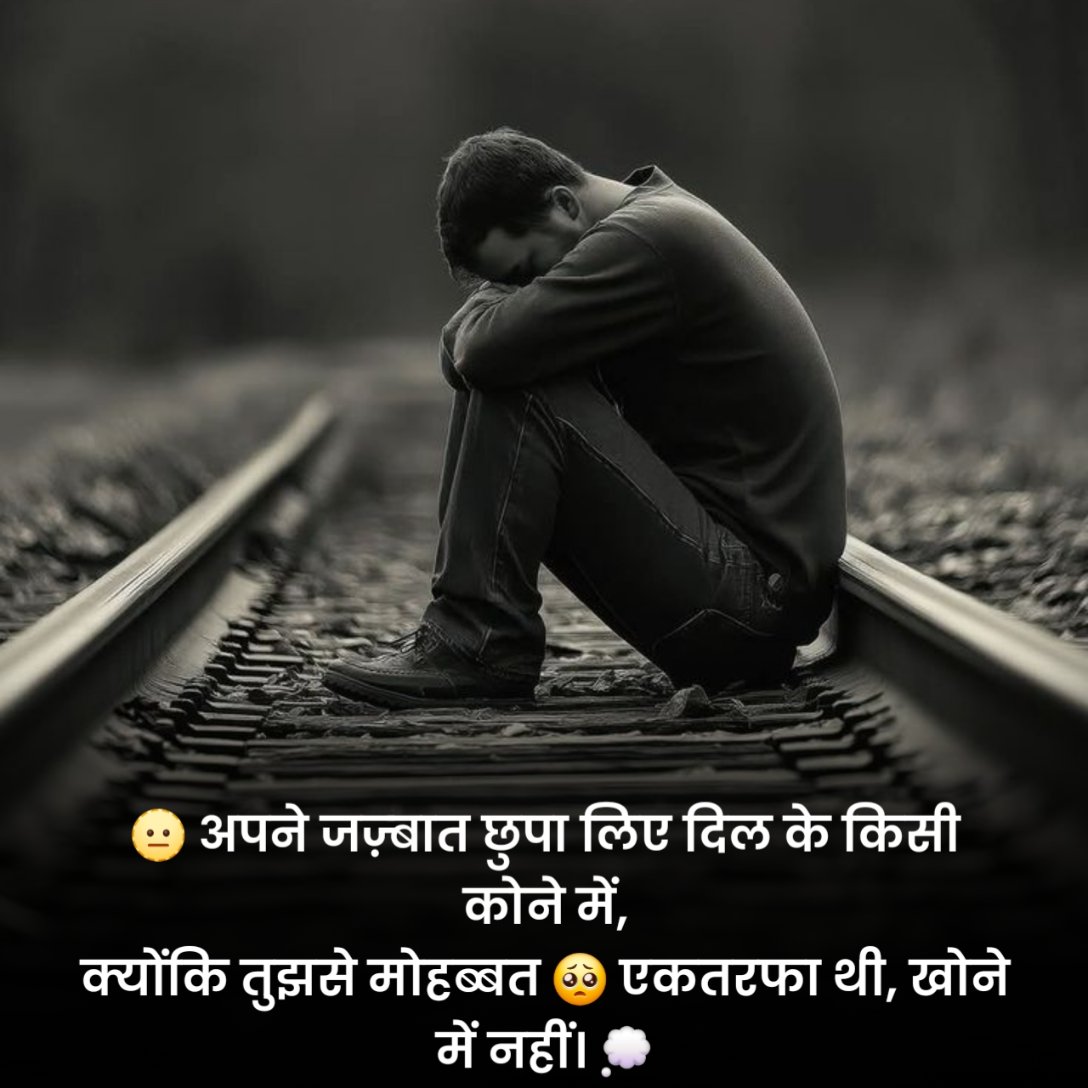 Ek Tarfa Pyar Status 2 Line in Hindi