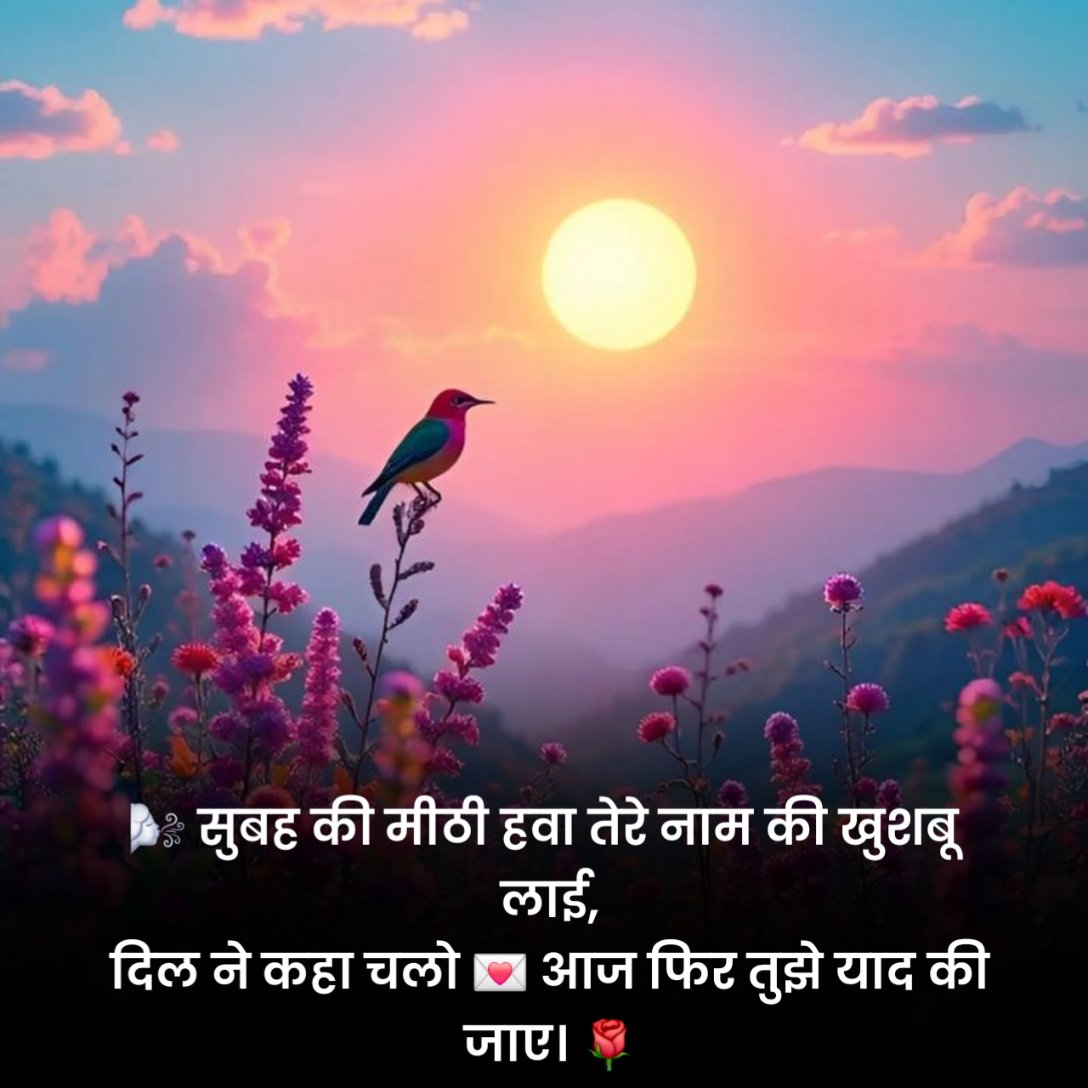 Good Morning Status in Hindi