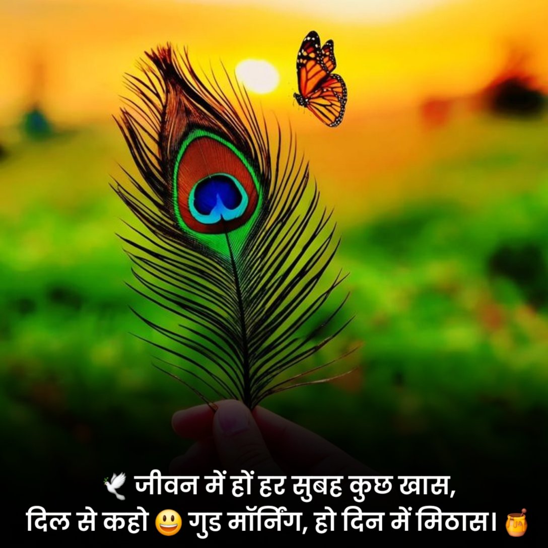 गुड मॉर्निंग स्टेटस हिंदी में