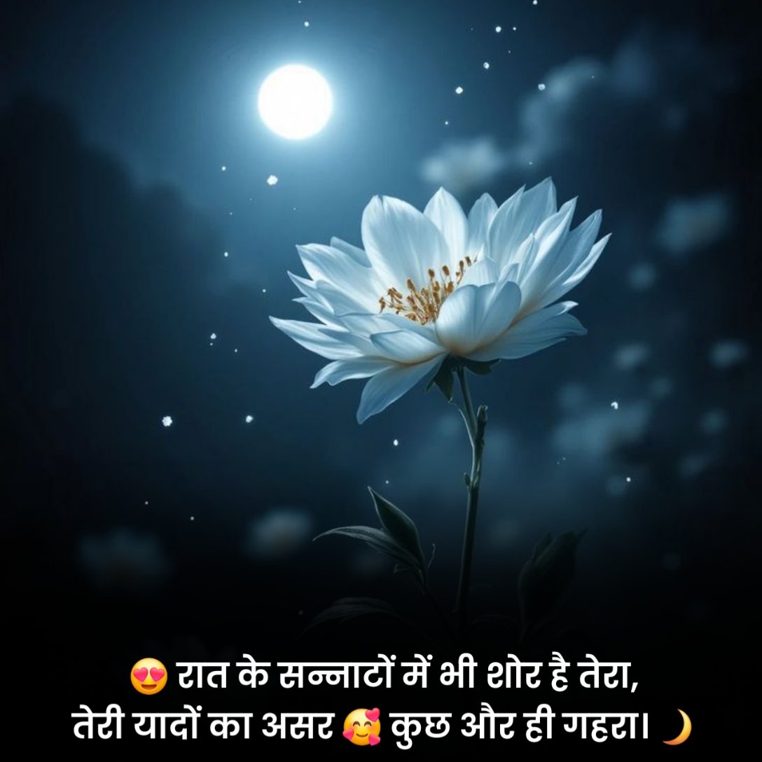 Good Night Status in Hindi