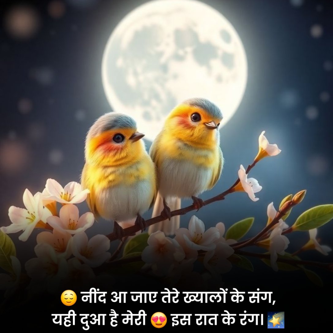 Good Night Status in Hindi