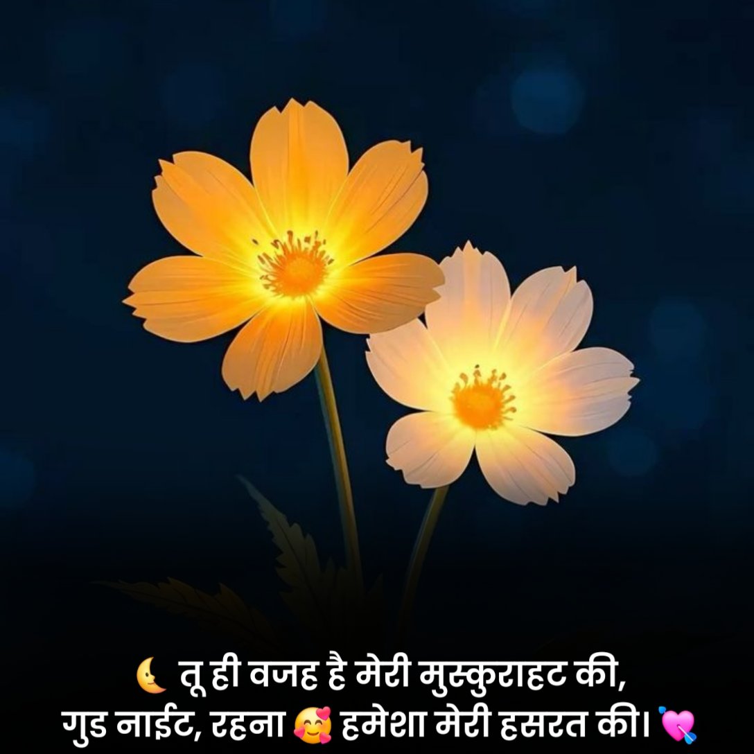 Night Status in Hindi 2 Line