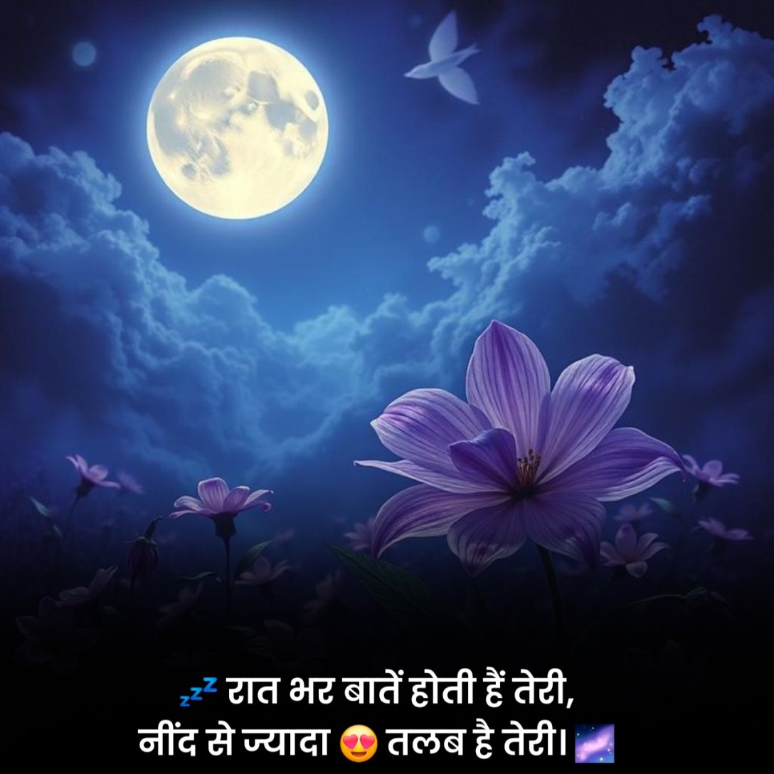 रोमांटिक गुड नाईट स्टेटस