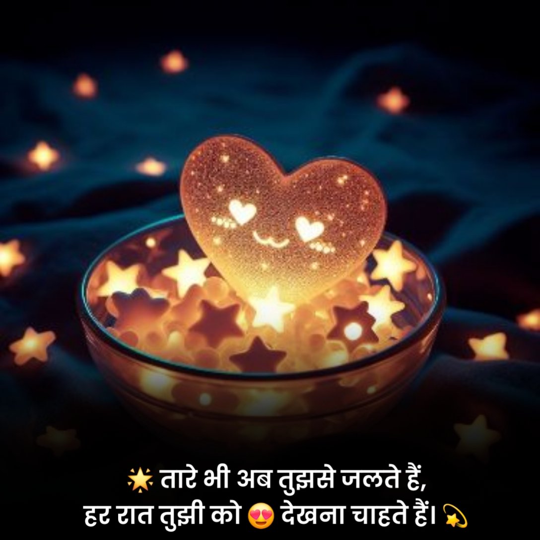 रोमांटिक गुड नाईट स्टेटस