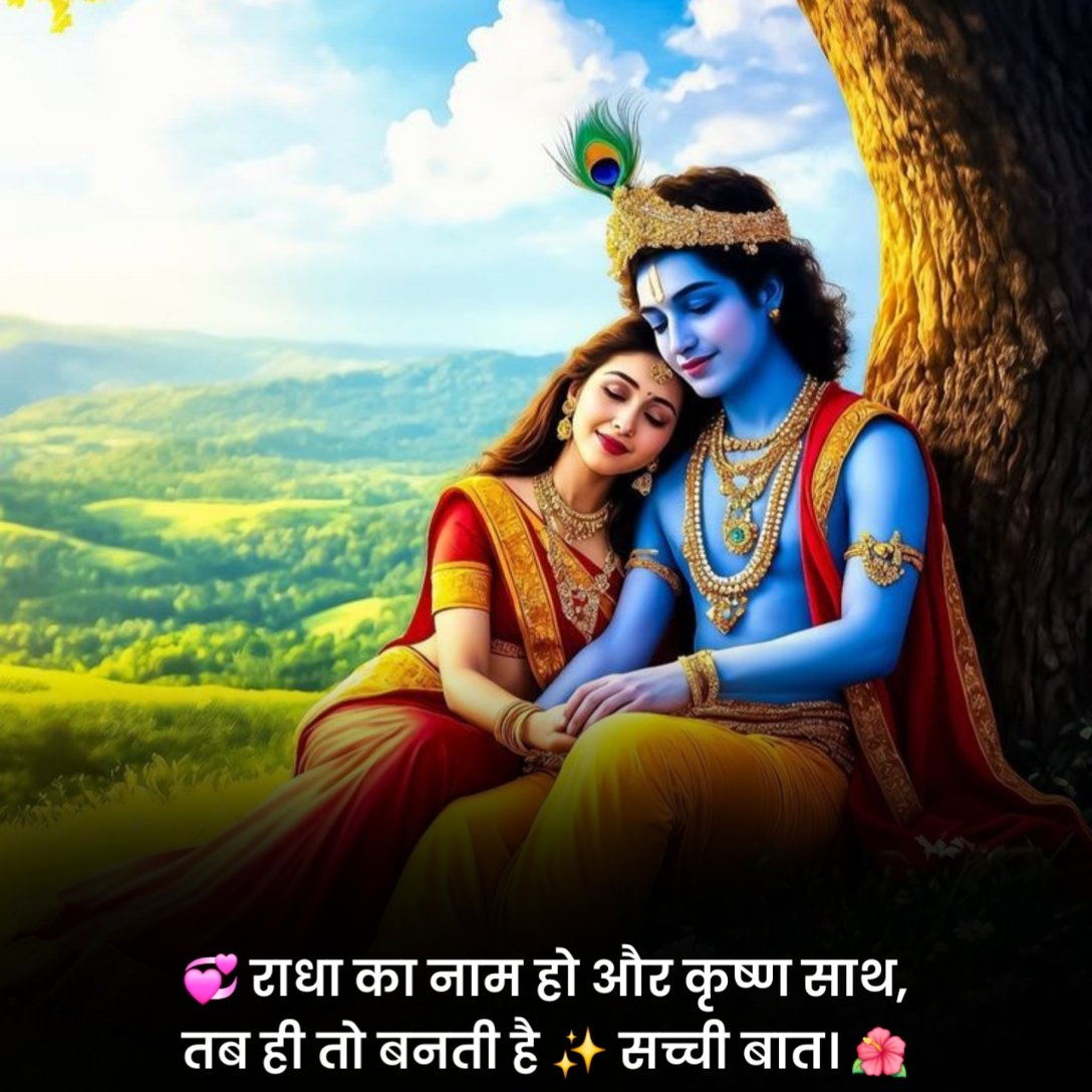 Radha Krishna Status in Hindi