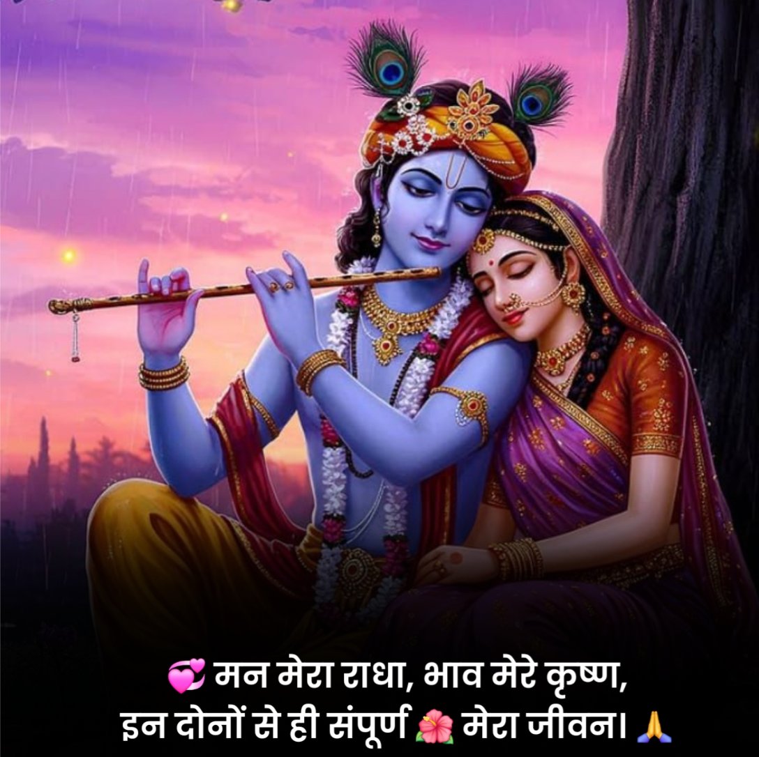 Krishna Status in Hindi