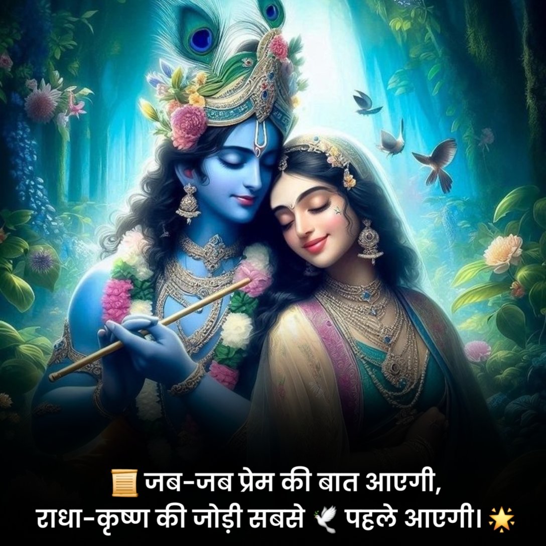 Radha Krishna Status in Hindi