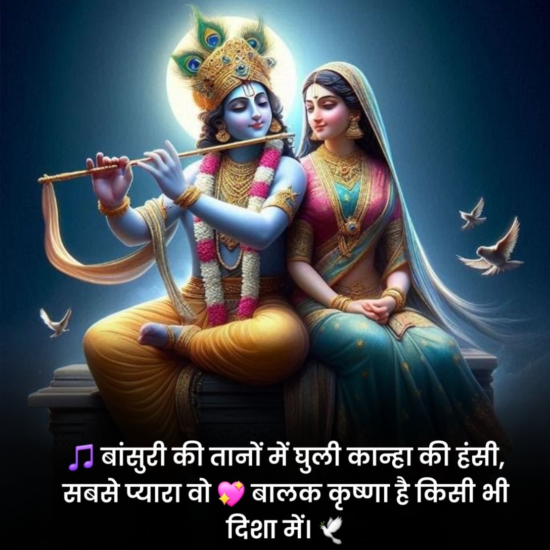 Radha Krishna Status in Hindi