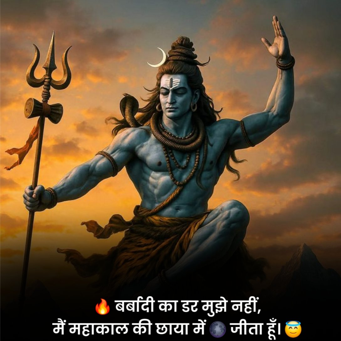 महाकाल स्टेटस हिंदी में